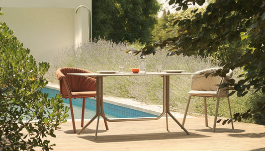 Kristalia Poule folding table - closed