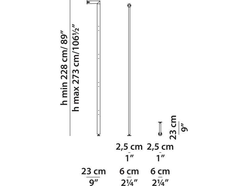 Baxter LIBELLE LIBEMC220P technical drawing