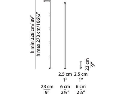 Baxter LIBELLE LIBEMC220P technical drawing
