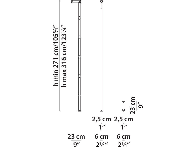 Baxter LIBELLE LIBEMC263P technical drawing