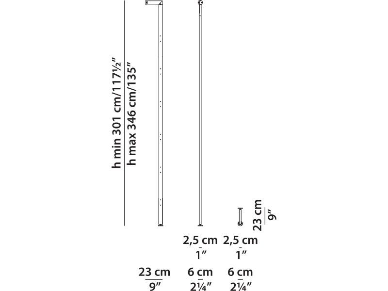Baxter LIBELLE LIBEMC293P technical drawing