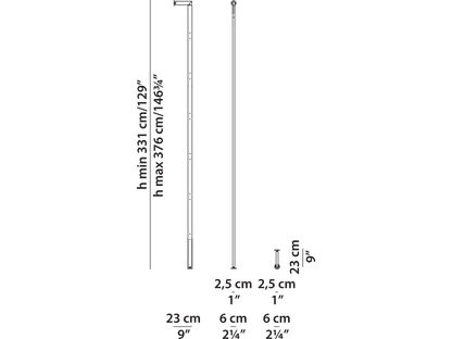 Baxter LIBELLE LIBEMC323P technical drawing