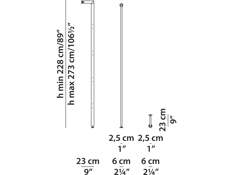Baxter LIBELLE LIBEML220P technical drawing