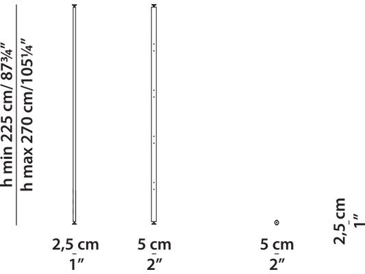 Baxter LIBELLE LIBEML220S technical drawing