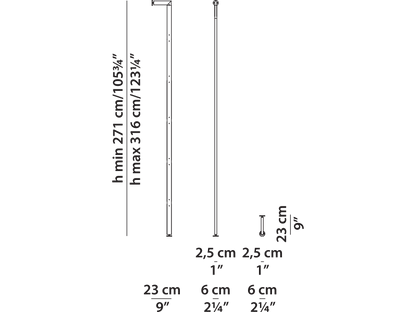 Baxter LIBELLE LIBEML263P technical drawing