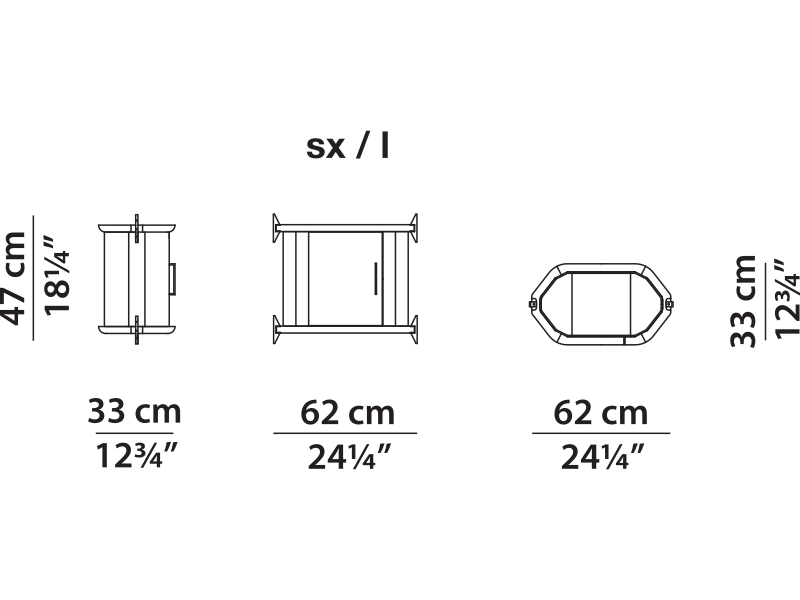 Baxter LIBELLE LIBEMO62LS technical drawing