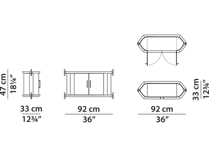 Baxter LIBELLE LIBEMO92LE technical drawing