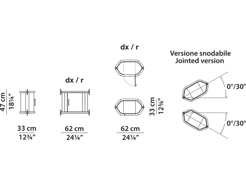 Baxter LIBELLE LIBEMS62LD technical drawing