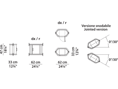 Baxter LIBELLE LIBEMS62LD technical drawing