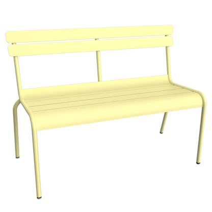 LUXEMBOURG 2/3-SEATER BENCH WITH BACKREST by Fermob
