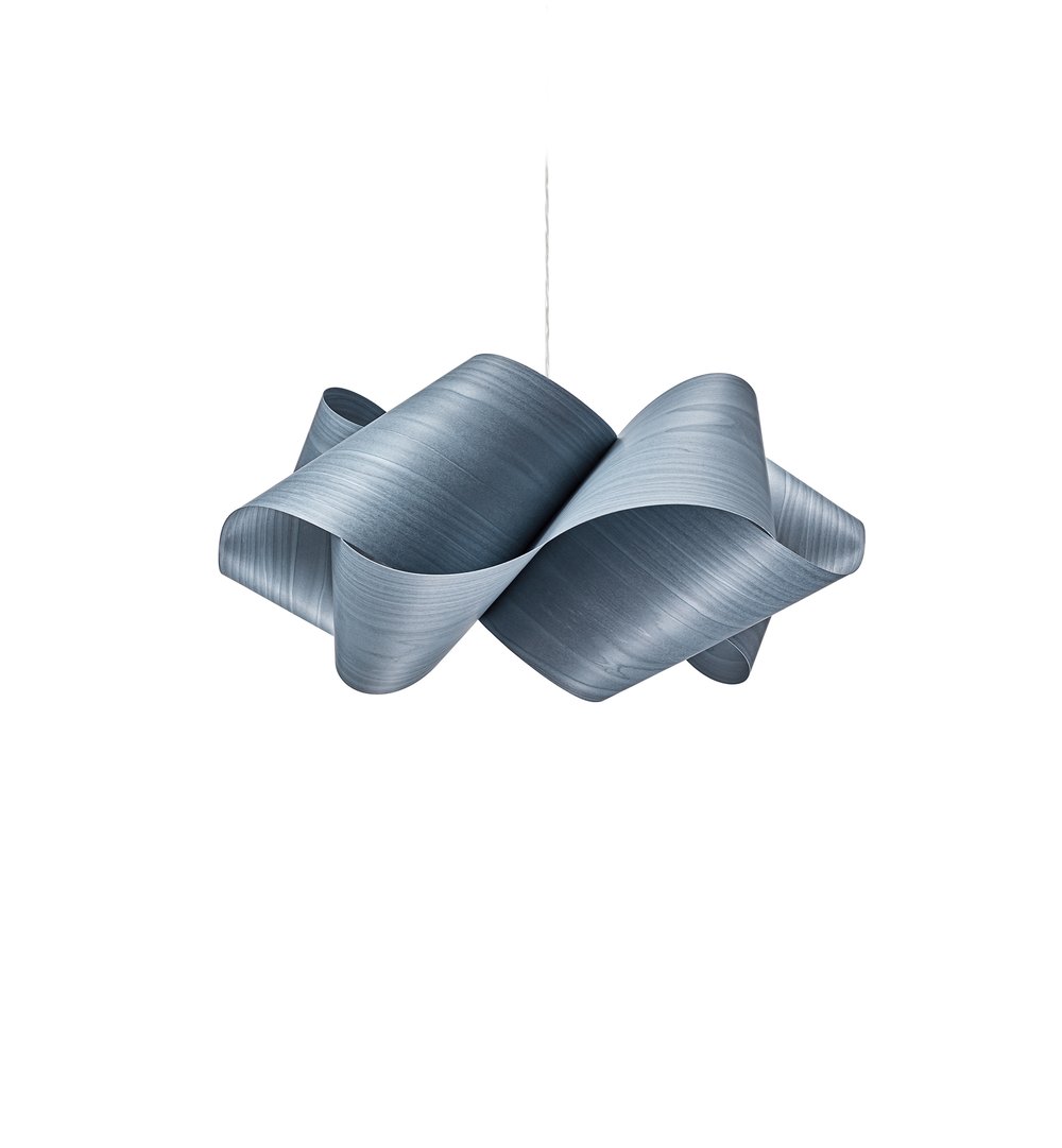 SWIRL - Handmade wood veneer pendant lamp