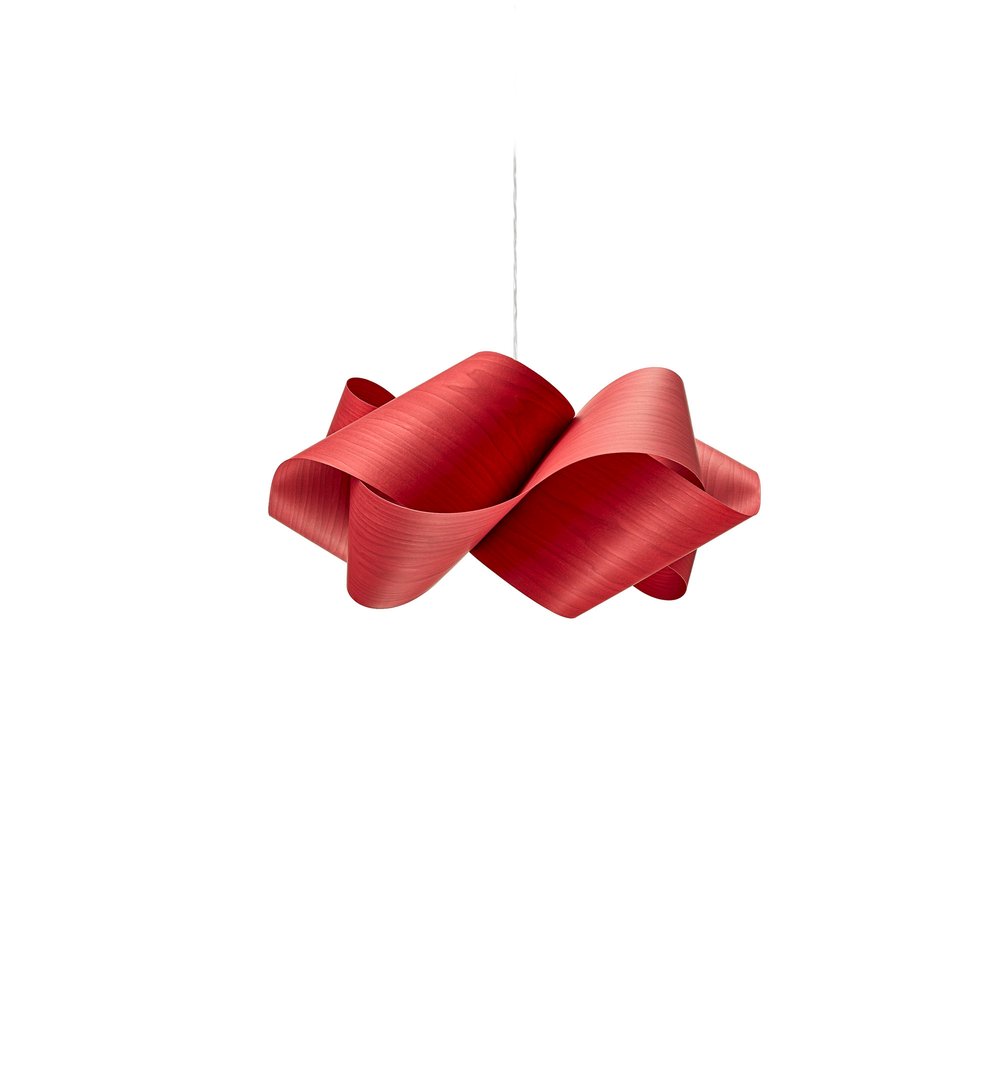 SWIRL - Handmade wood veneer pendant lamp