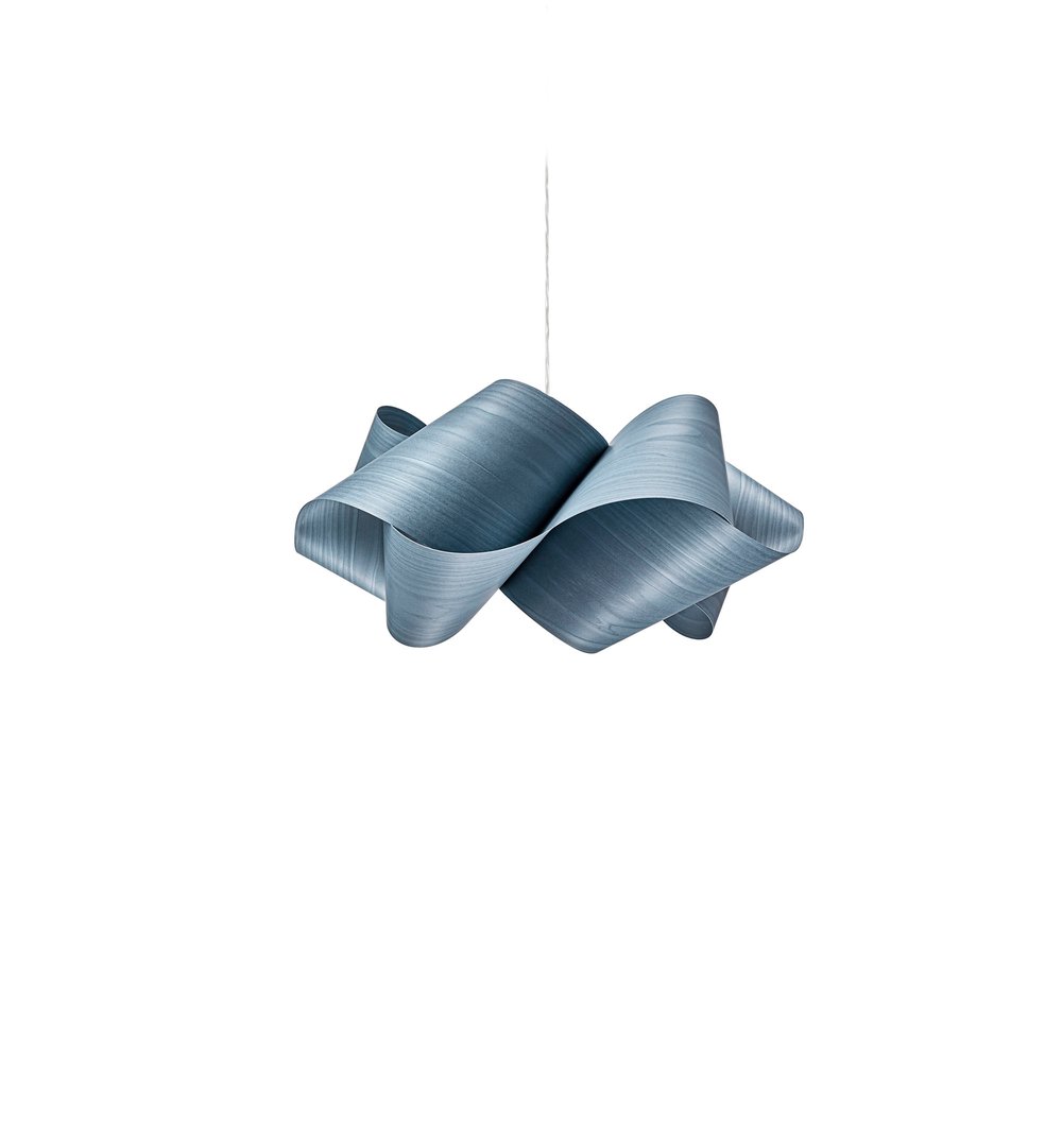 SWIRL - Handmade wood veneer pendant lamp