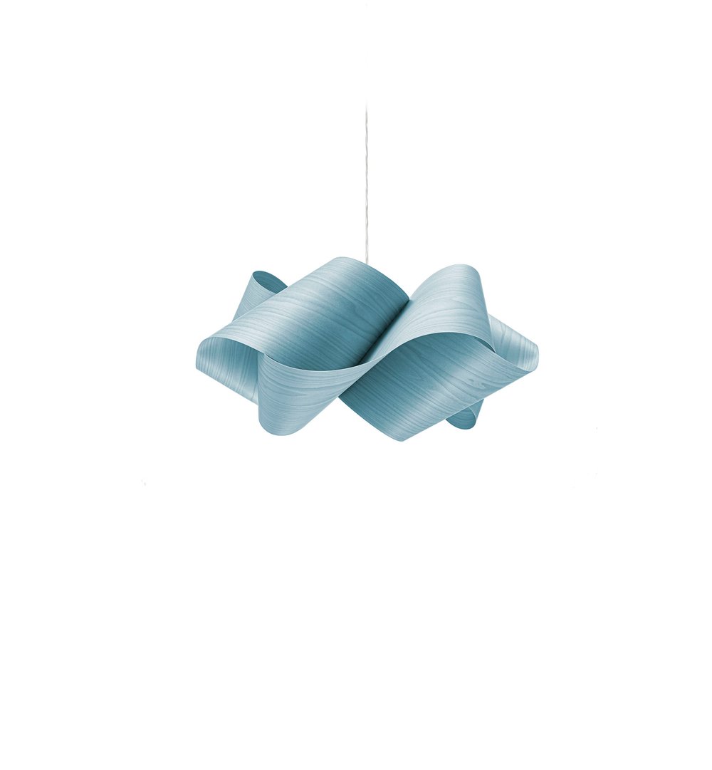 SWIRL - Handmade wood veneer pendant lamp