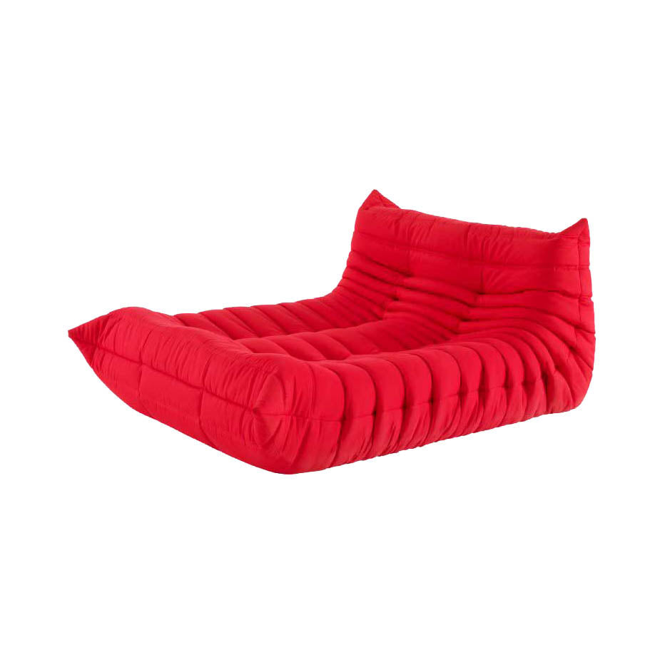 TOGO LOUNGE SETTEE - Upholstered leather day bed with removable cover