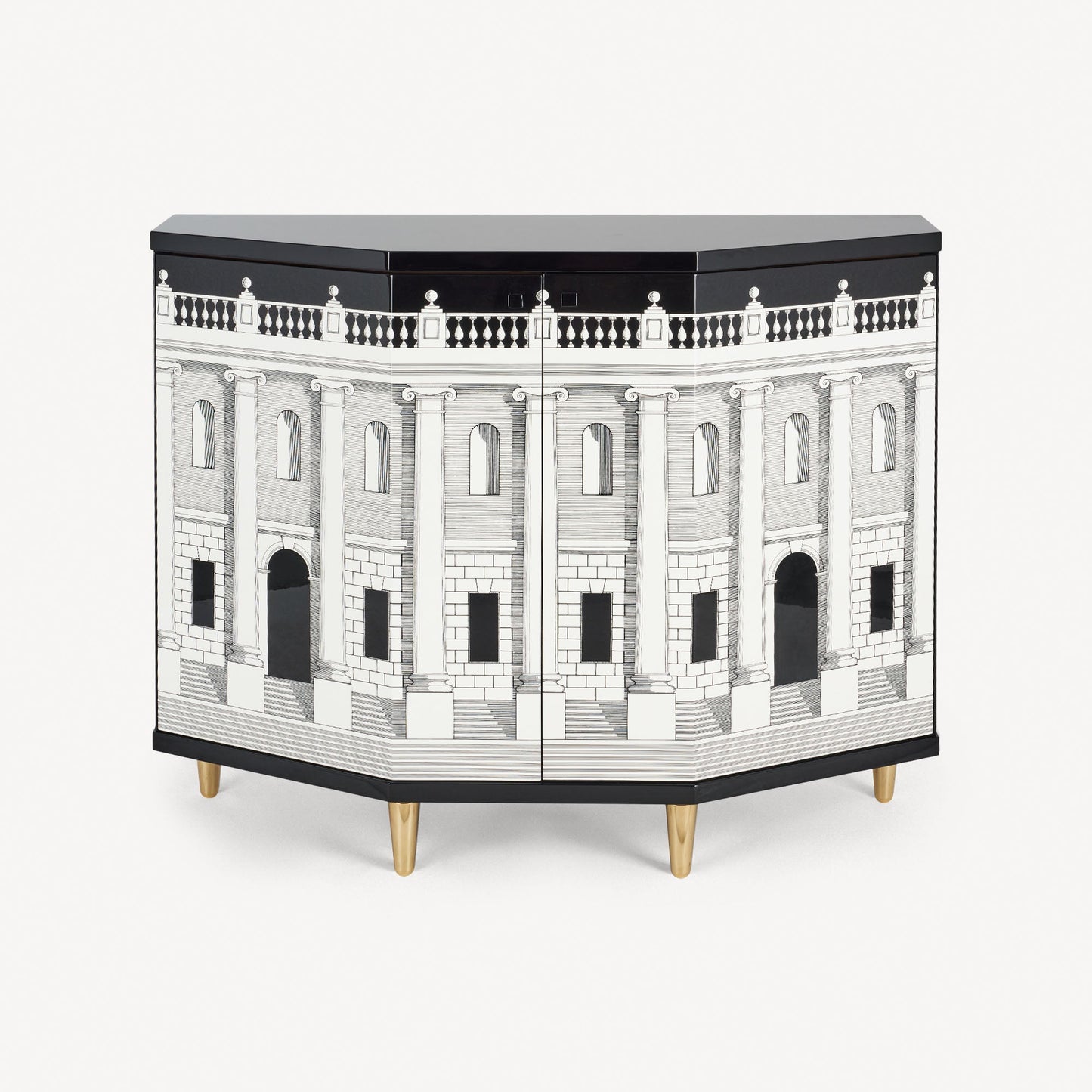 Small cabinet polyhedric Casa con Colonne