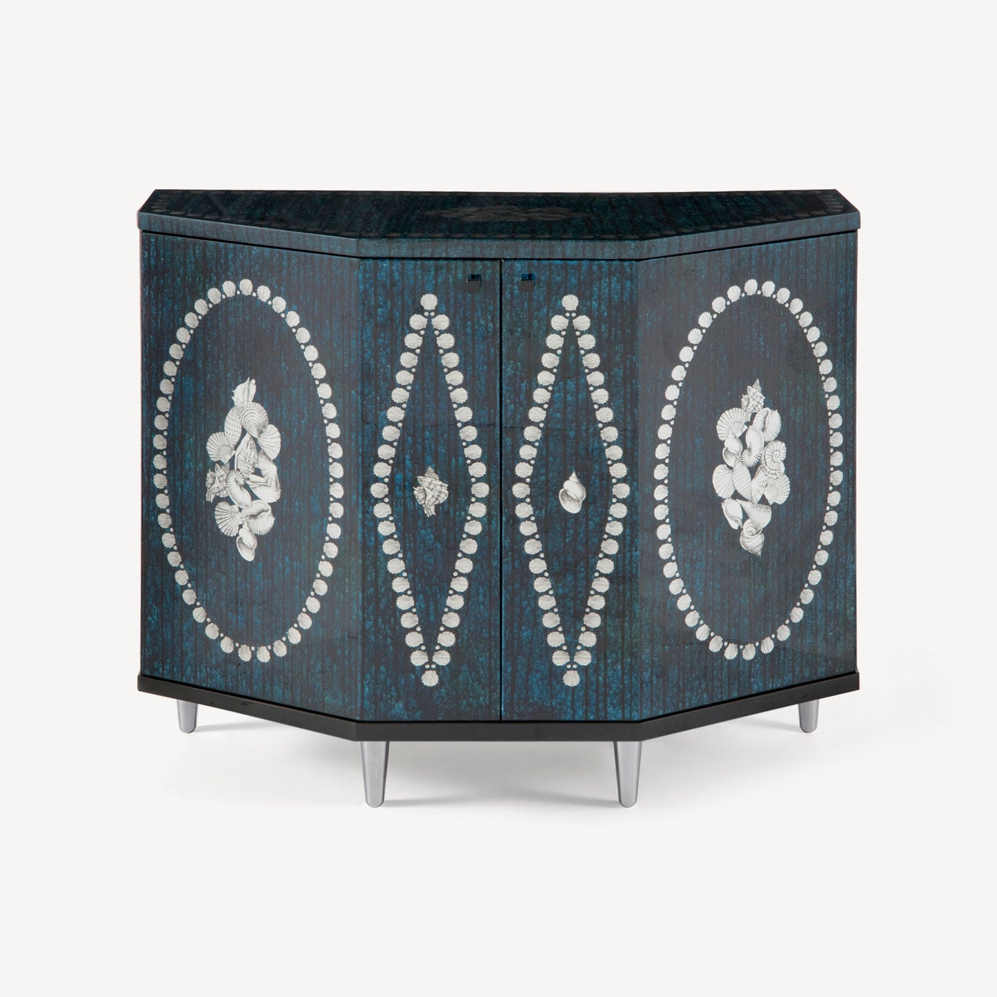 Small cabinet polyhedric Giro di conchiglie