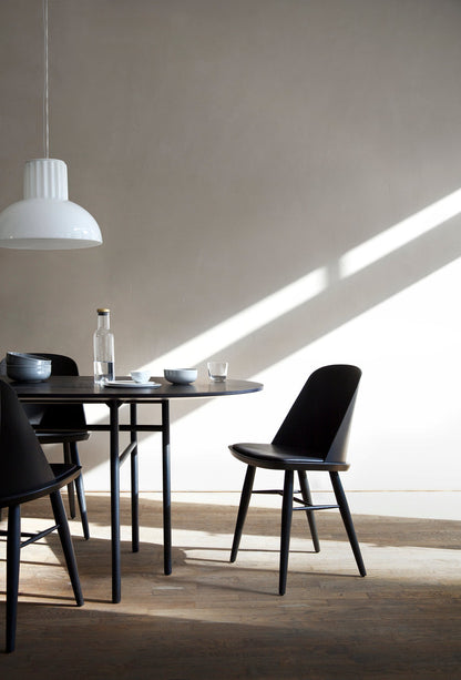 Snaregade table, oval, 210 x 95 cm, black oak