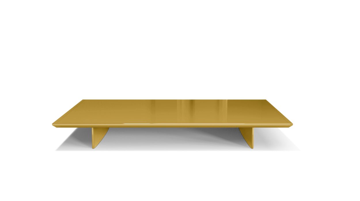 MAH JONG RECTANGULAR COCKTAIL TABLE, LACQUERED by Roche Bobois