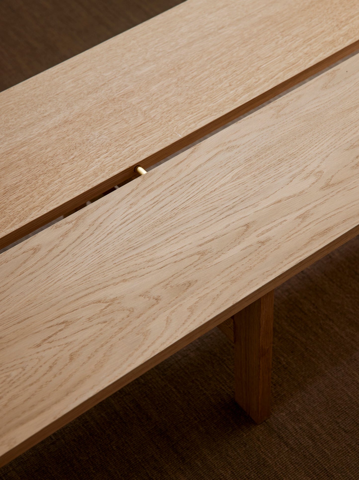 Rectangular coffee table, 115 cm, oak