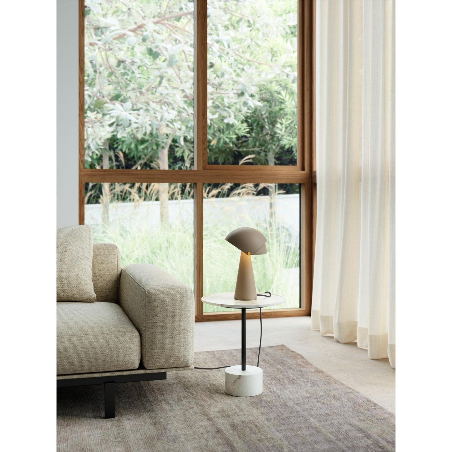 Design For The People Align Table Lamp Brown