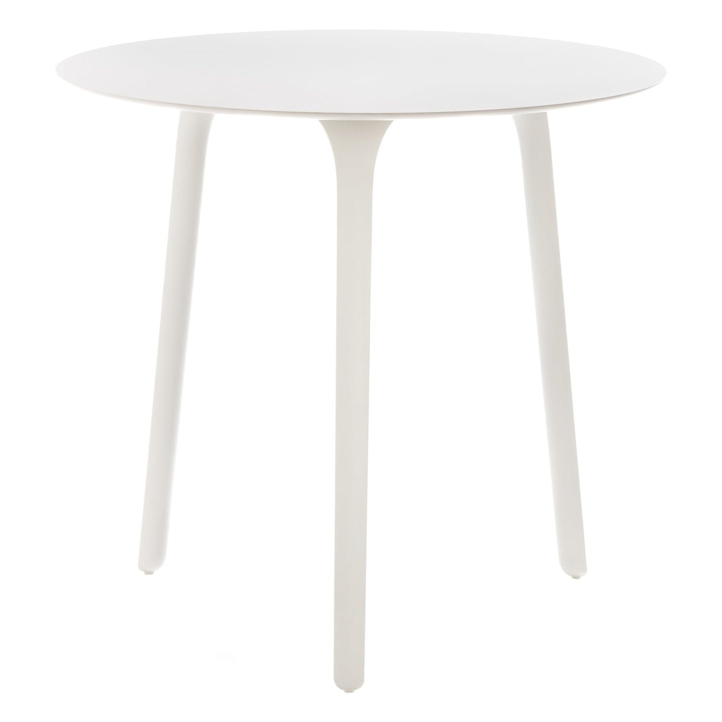 First table, round, 79.2 cm, white