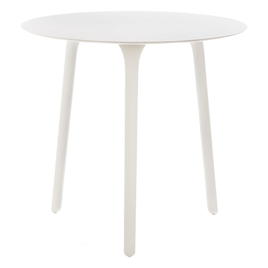 First table, round, 79.2 cm, white
