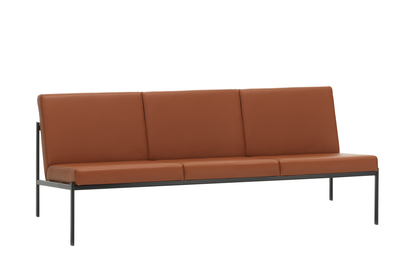 Kiki Sofa 3인용 Prestige cognac