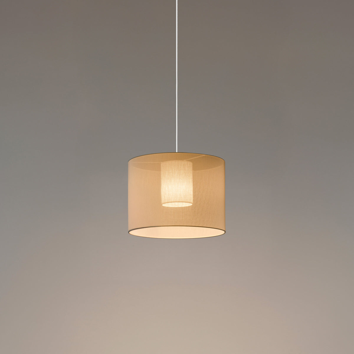 Moaré Liviana - LED polyester pendant lamp