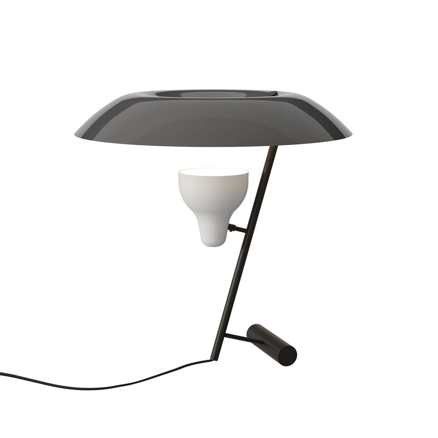Table Lamp Model 548 by Astep #Dark Burnished Brass / Grey
