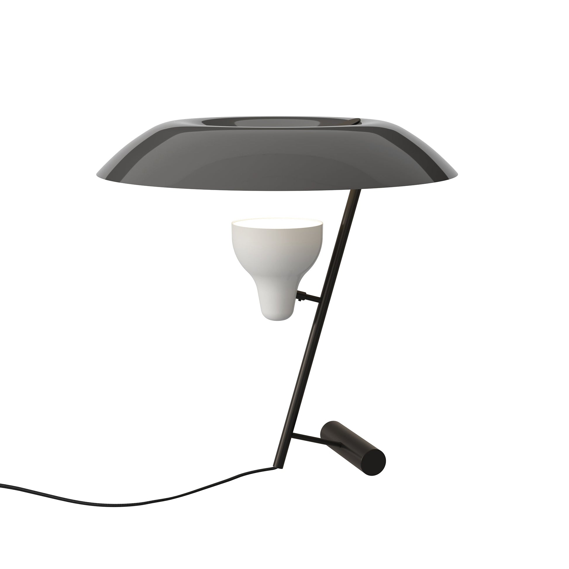 Table Lamp Model 548 by Astep #Dark Burnished Brass / Grey