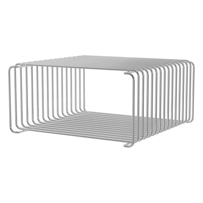 Panton Wire Half Height module, depth 34,8 cm, 43 Chrome