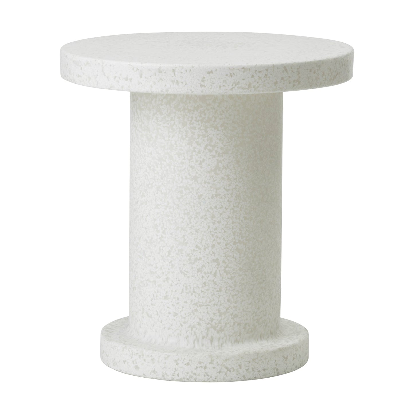 Bit side table, white