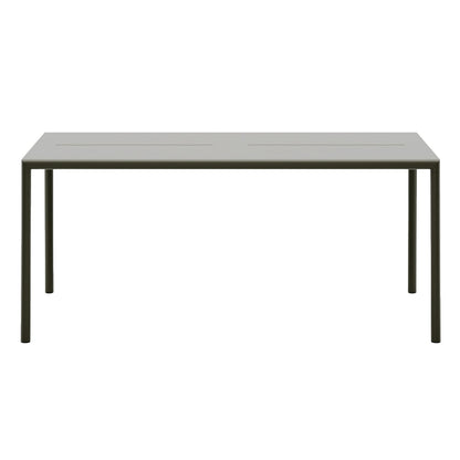 May table, 170 x 85 cm, dark green