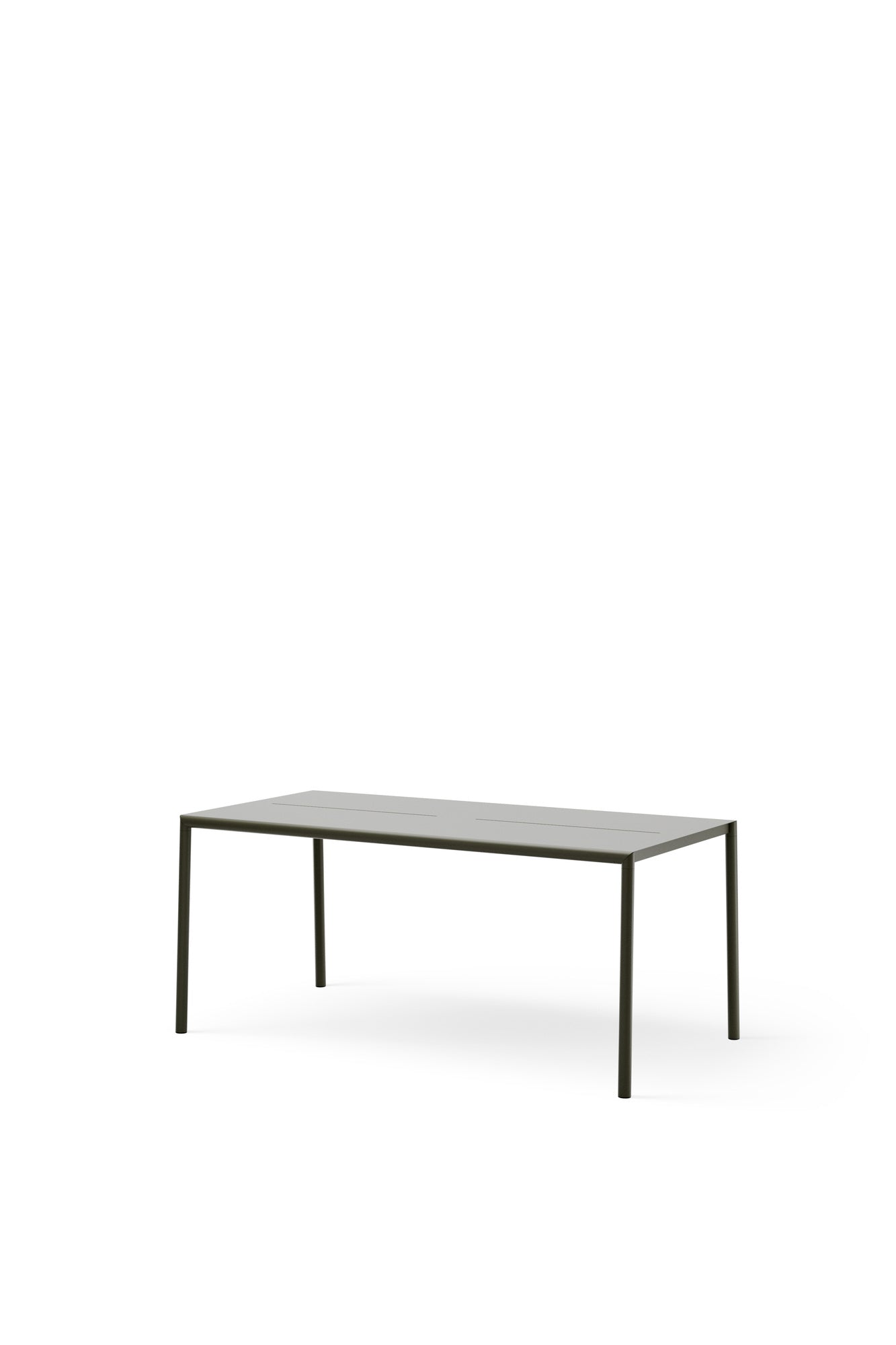 May table, 170 x 85 cm, dark green