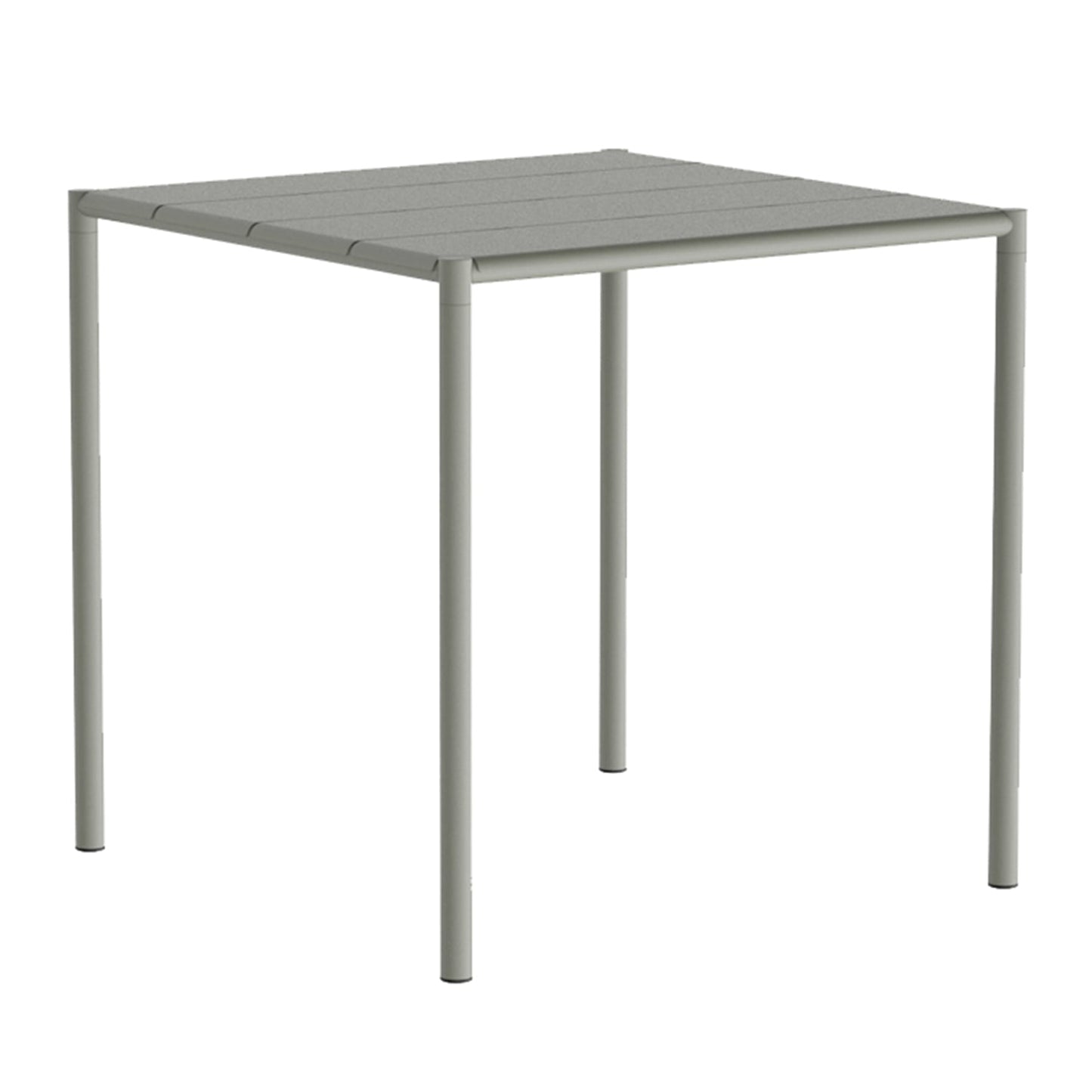 Sine dining table, 75.5 x 75.5 cm, grey