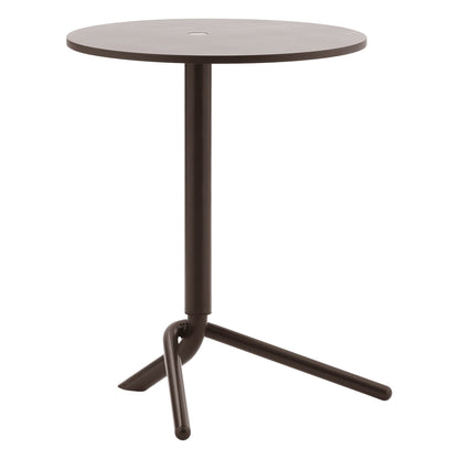 Lift side table, dark brown