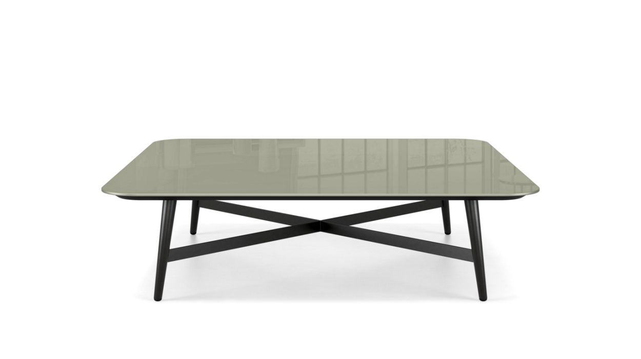 OCTET COCKTAIL TABLE - LACQUERED GLASS by Roche Bobois