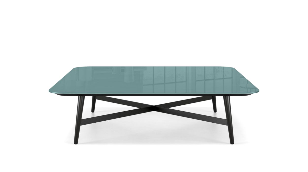 OCTET COCKTAIL TABLE - LACQUERED GLASS by Roche Bobois