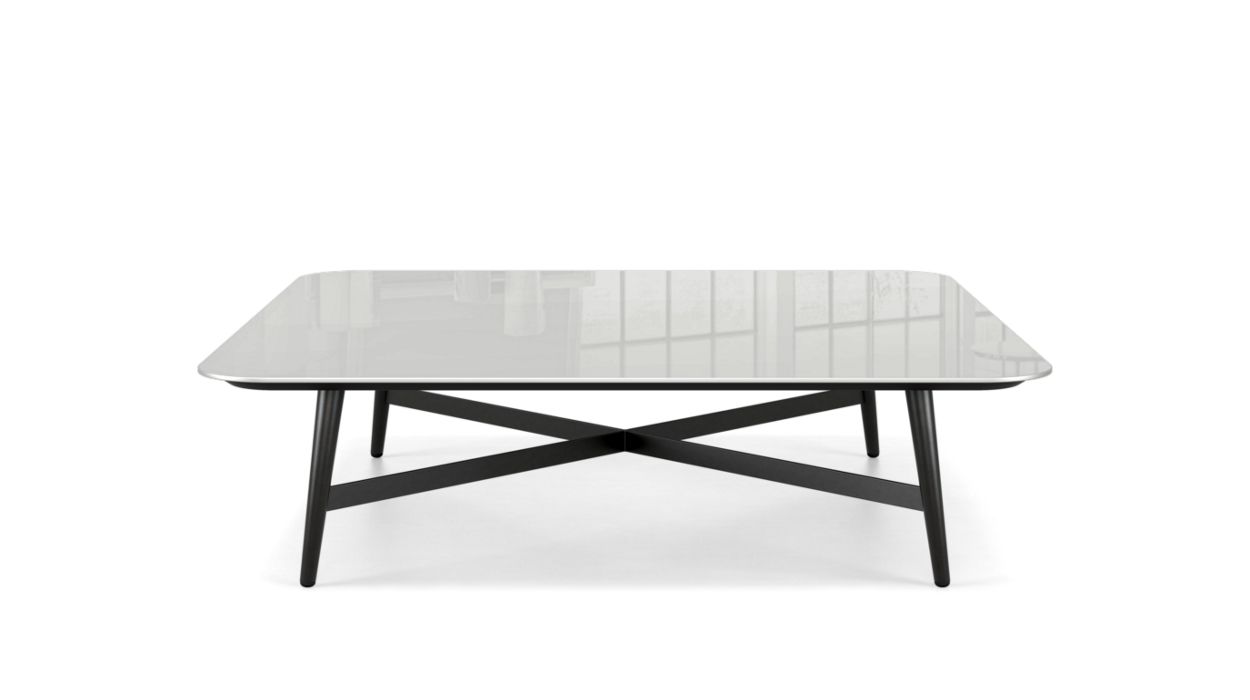 OCTET COCKTAIL TABLE - LACQUERED GLASS by Roche Bobois
