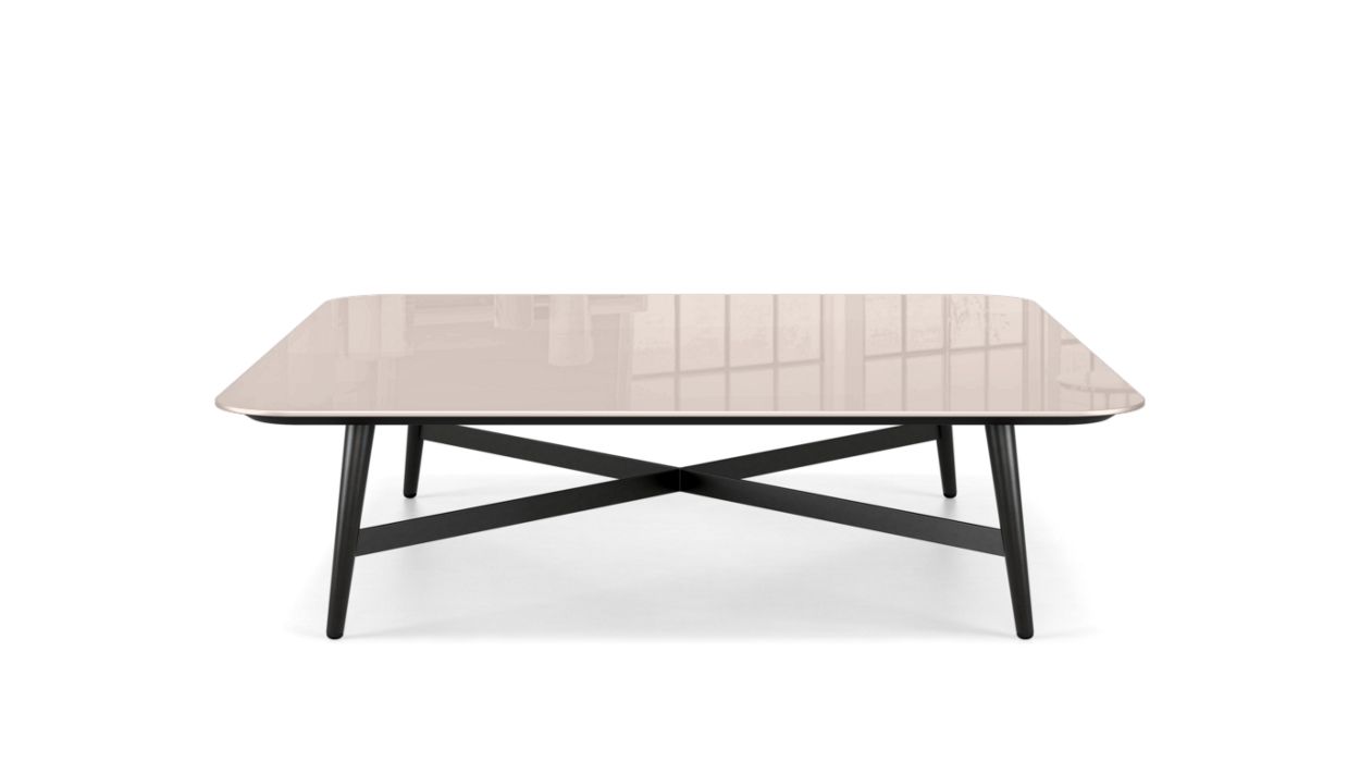 OCTET COCKTAIL TABLE - LACQUERED GLASS by Roche Bobois