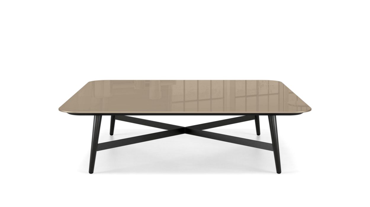 OCTET COCKTAIL TABLE - LACQUERED GLASS by Roche Bobois