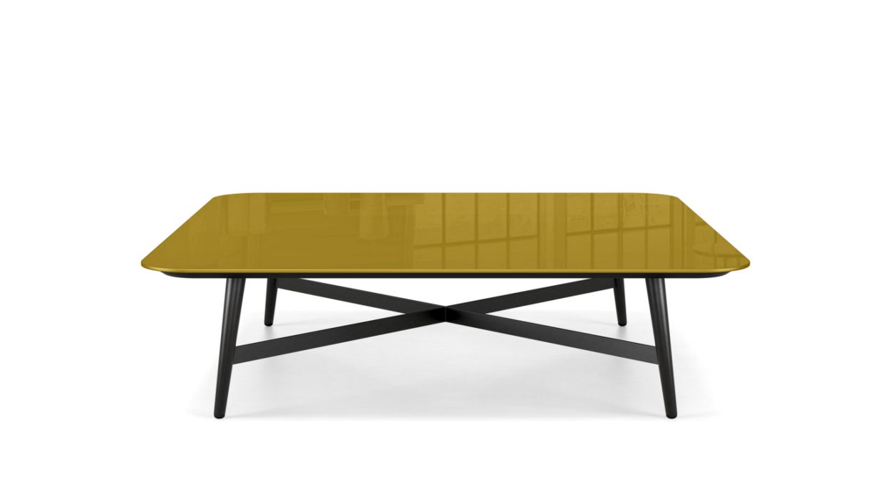OCTET COCKTAIL TABLE - LACQUERED GLASS by Roche Bobois
