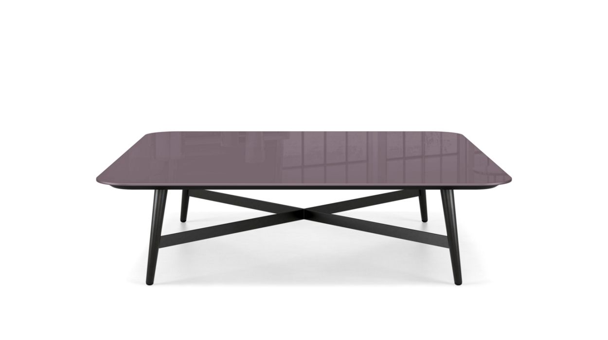 OCTET COCKTAIL TABLE - LACQUERED GLASS by Roche Bobois