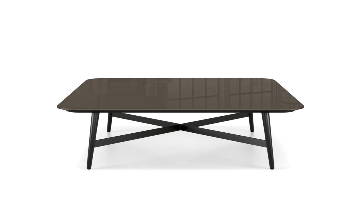 OCTET COCKTAIL TABLE - LACQUERED GLASS by Roche Bobois