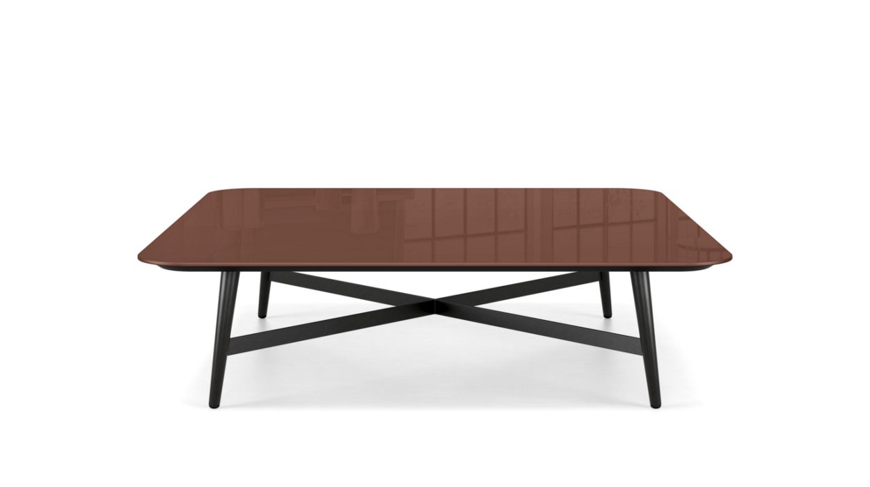 OCTET COCKTAIL TABLE - LACQUERED GLASS by Roche Bobois