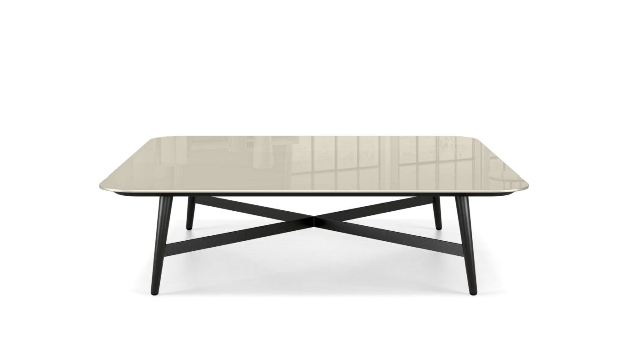 OCTET COCKTAIL TABLE - LACQUERED GLASS by Roche Bobois