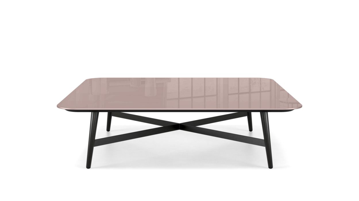OCTET COCKTAIL TABLE - LACQUERED GLASS by Roche Bobois