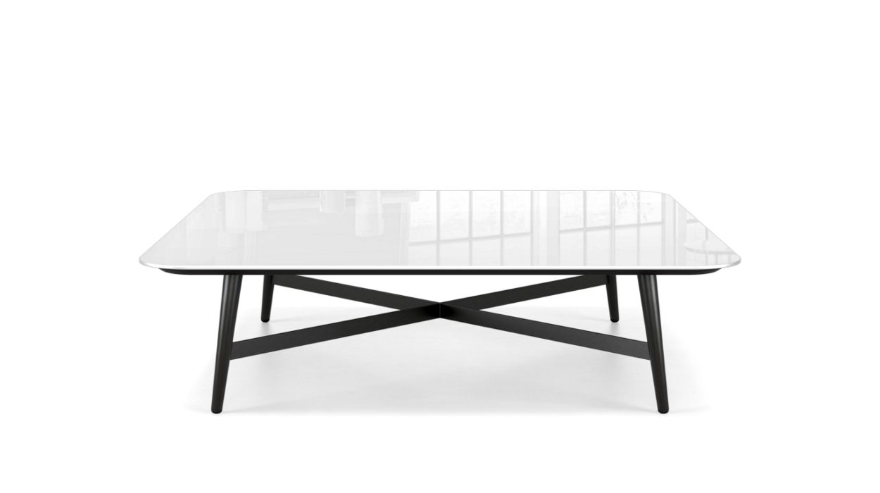 OCTET COCKTAIL TABLE - LACQUERED GLASS by Roche Bobois