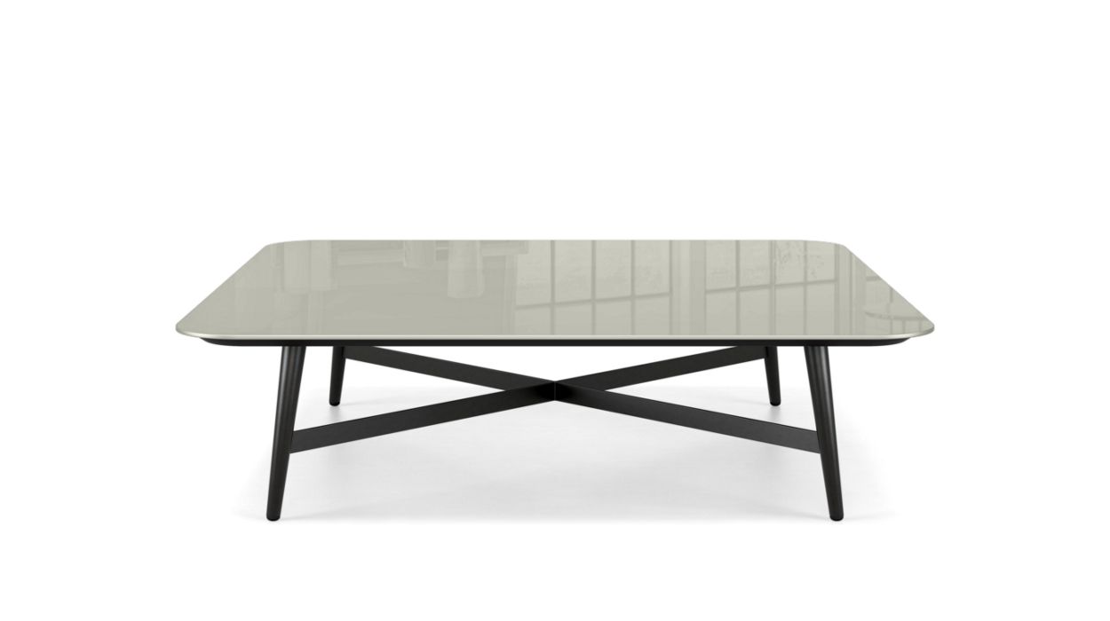 OCTET COCKTAIL TABLE - LACQUERED GLASS by Roche Bobois